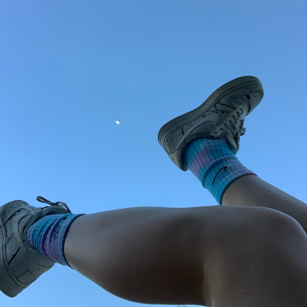 tie dye nike socks